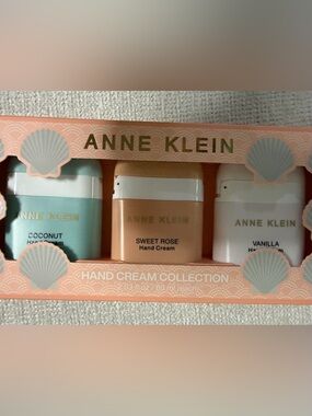 Anne klein Hand Cream set 60.ml (each) Coconut. Sweet Rose & Vanilla
